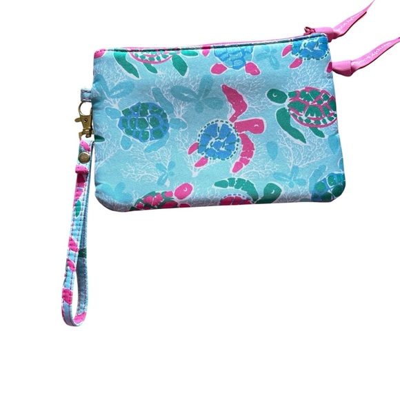 Simply Southern Cell Phone & Wallet Wristlet Sea Turtle Pattern Preppy - Picture 2 of 4